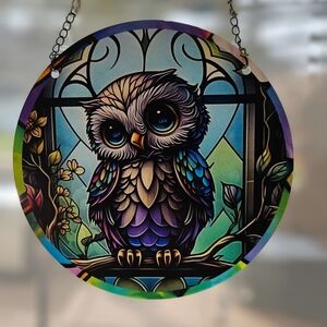 Beautiful Owl Suncatcher
